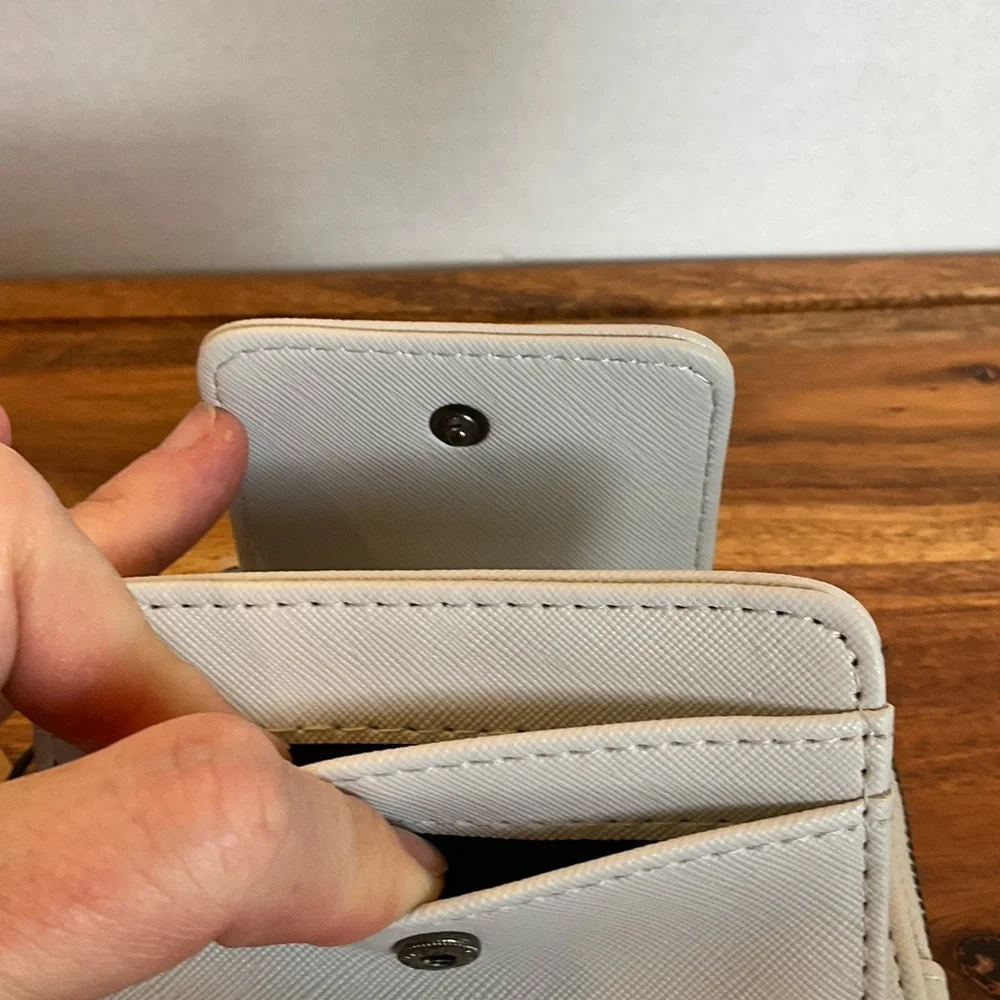 Steve Madden Mini Wallet Card Holder – Zip Coin Purse – NWT